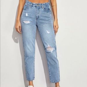 High rise mom jeans
